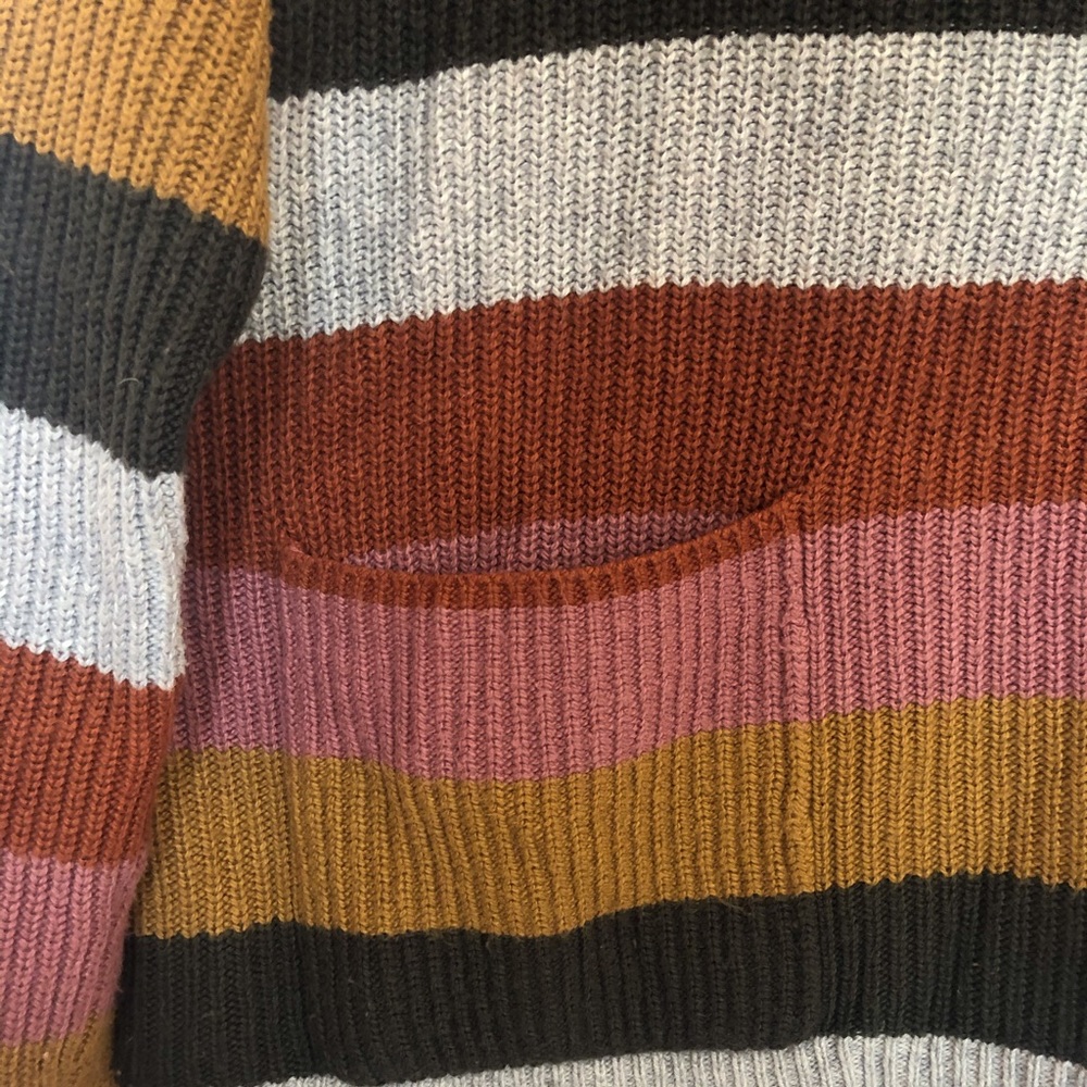 Madewell Striped Patch Pocket Pullover Sweater - image 6